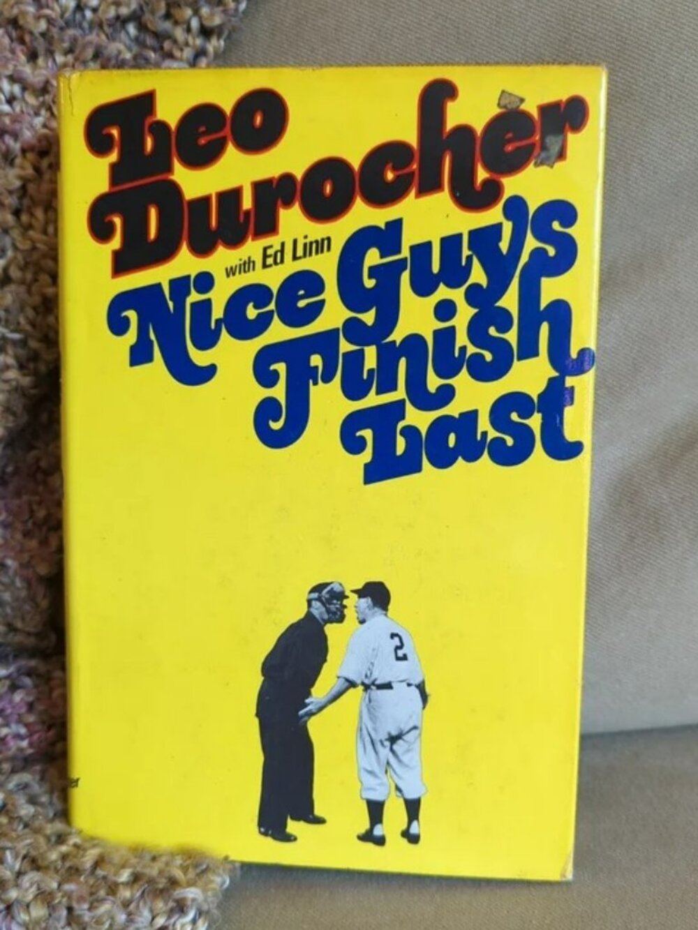 Nice Guys Finish Last | Durocher & Linn 1975 HCDJ First Edition